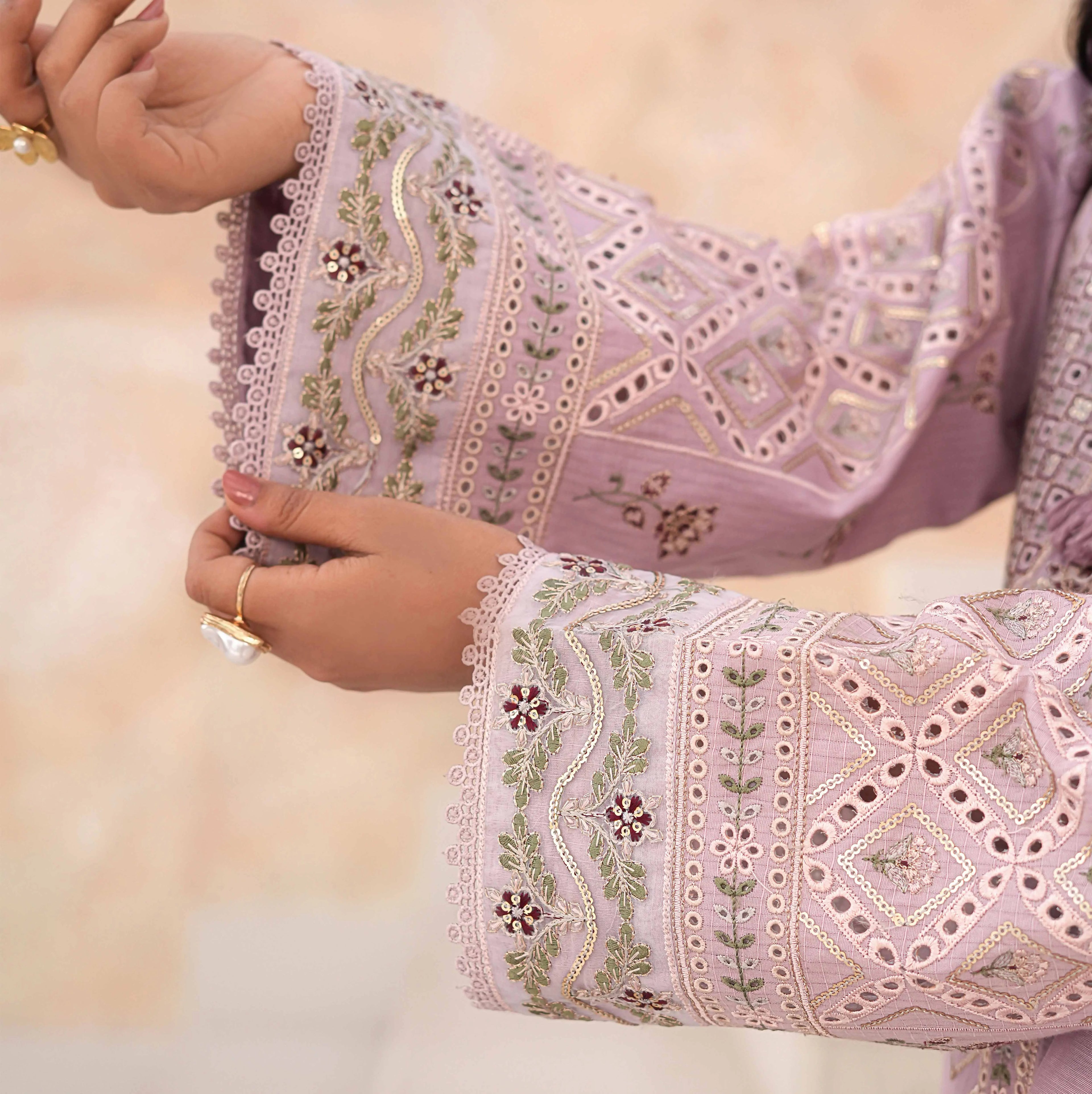 NAZAKAT | Lilac Luxury Formal 3-Piece Suit
