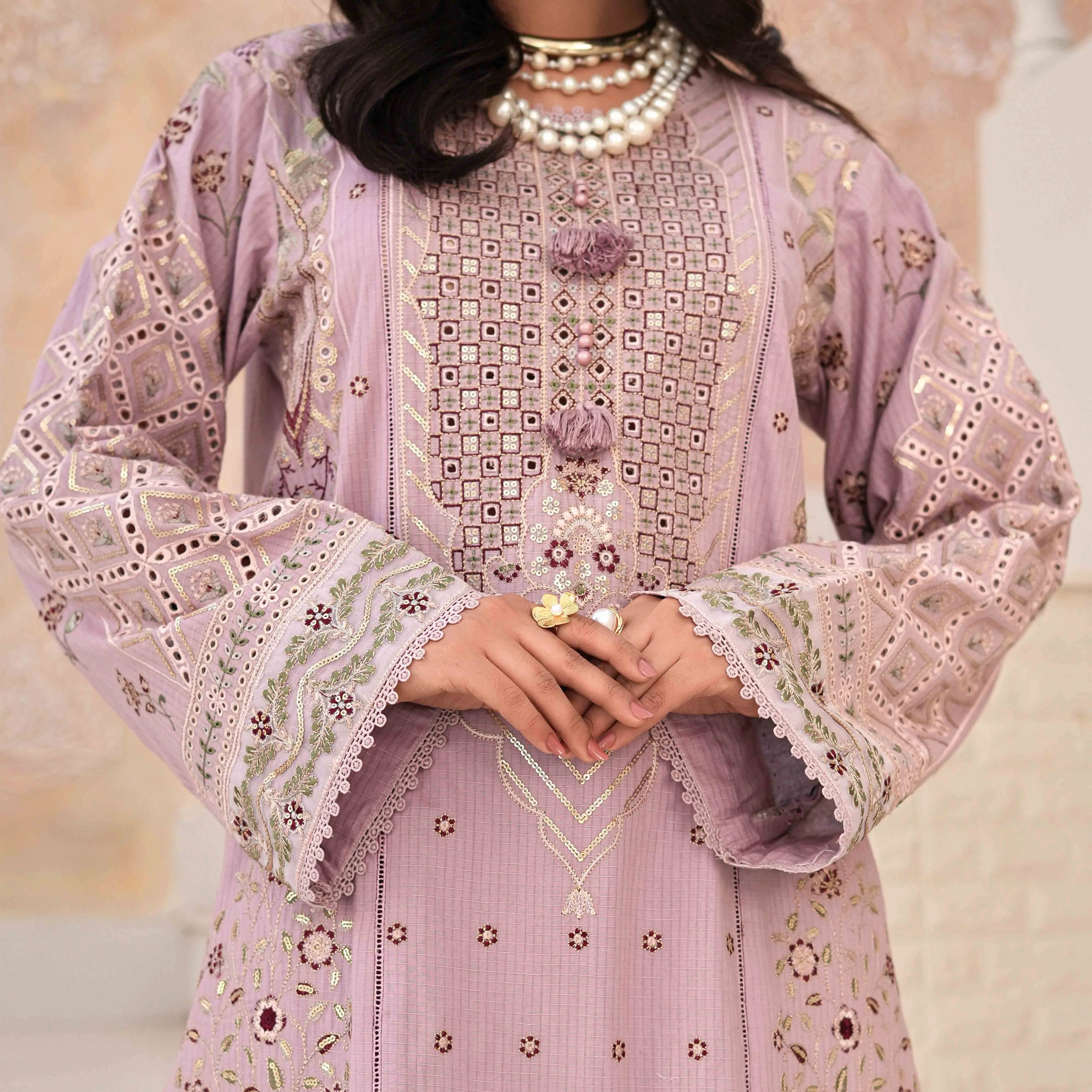 NAZAKAT | Lilac Luxury Formal 3-Piece Suit