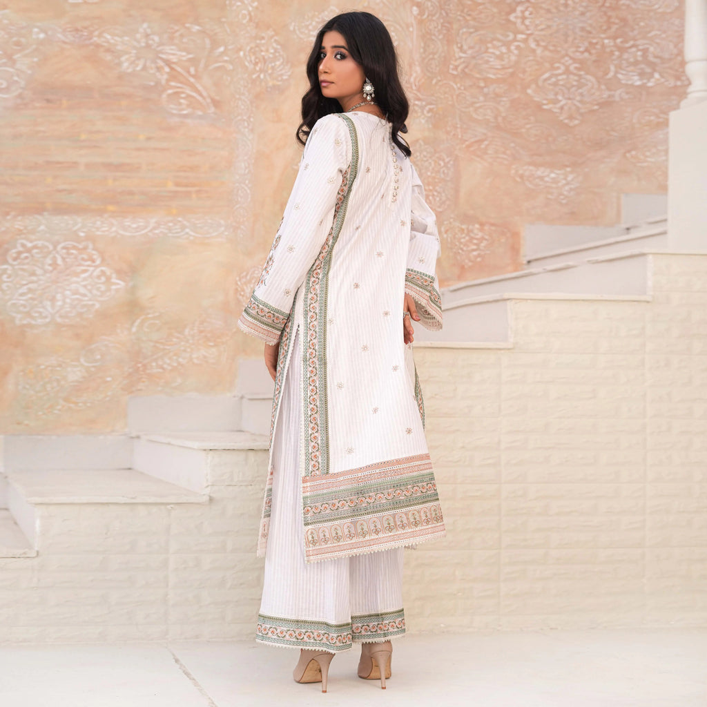 MARMAR | White Scenic Palm 3-Piece Suit