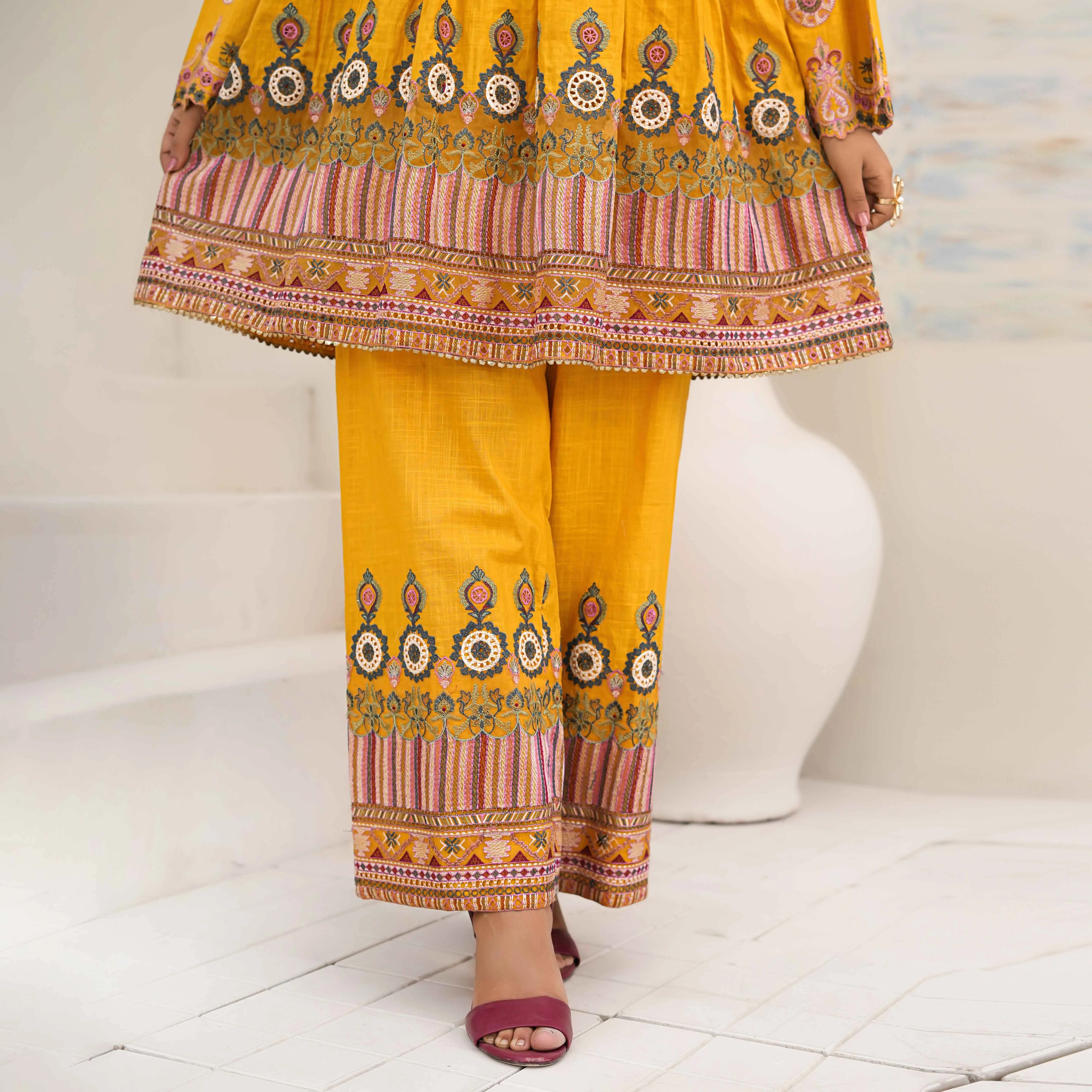 UMANG | Mustard Yellow 2-Piece Suit