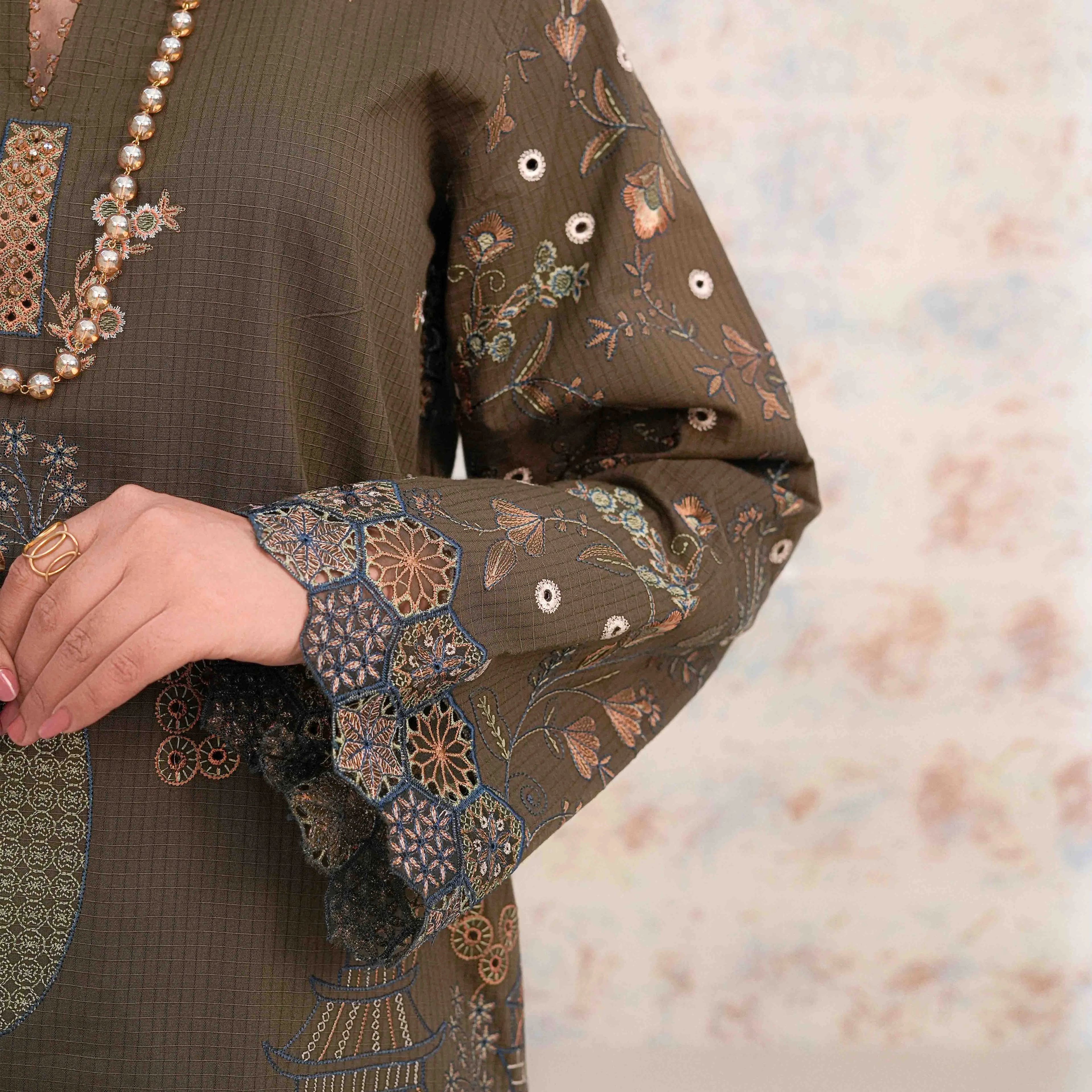 MANZAR | Olive Scenic 2-Piece Suit